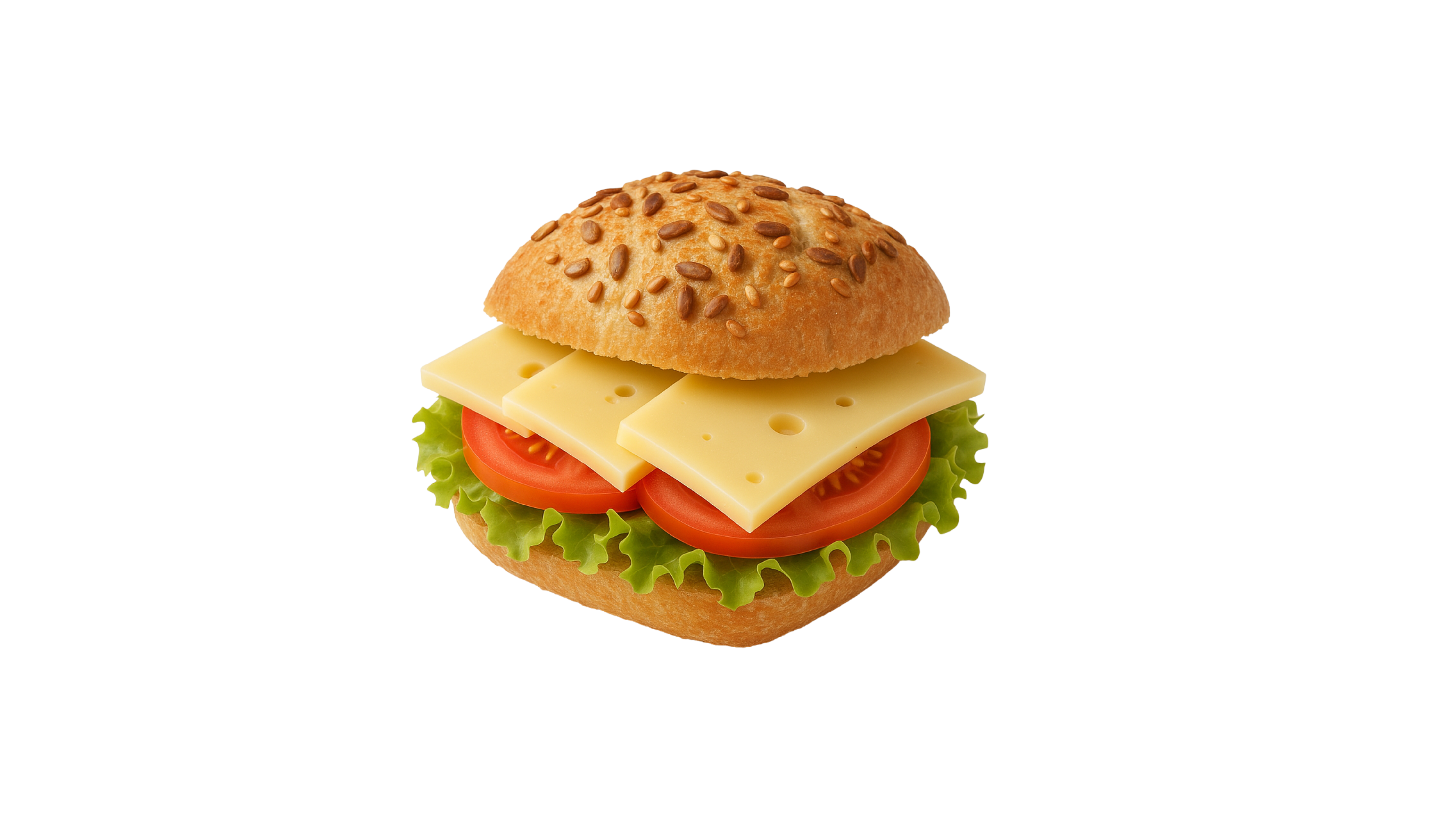 Körnerbrötchen-Käse 